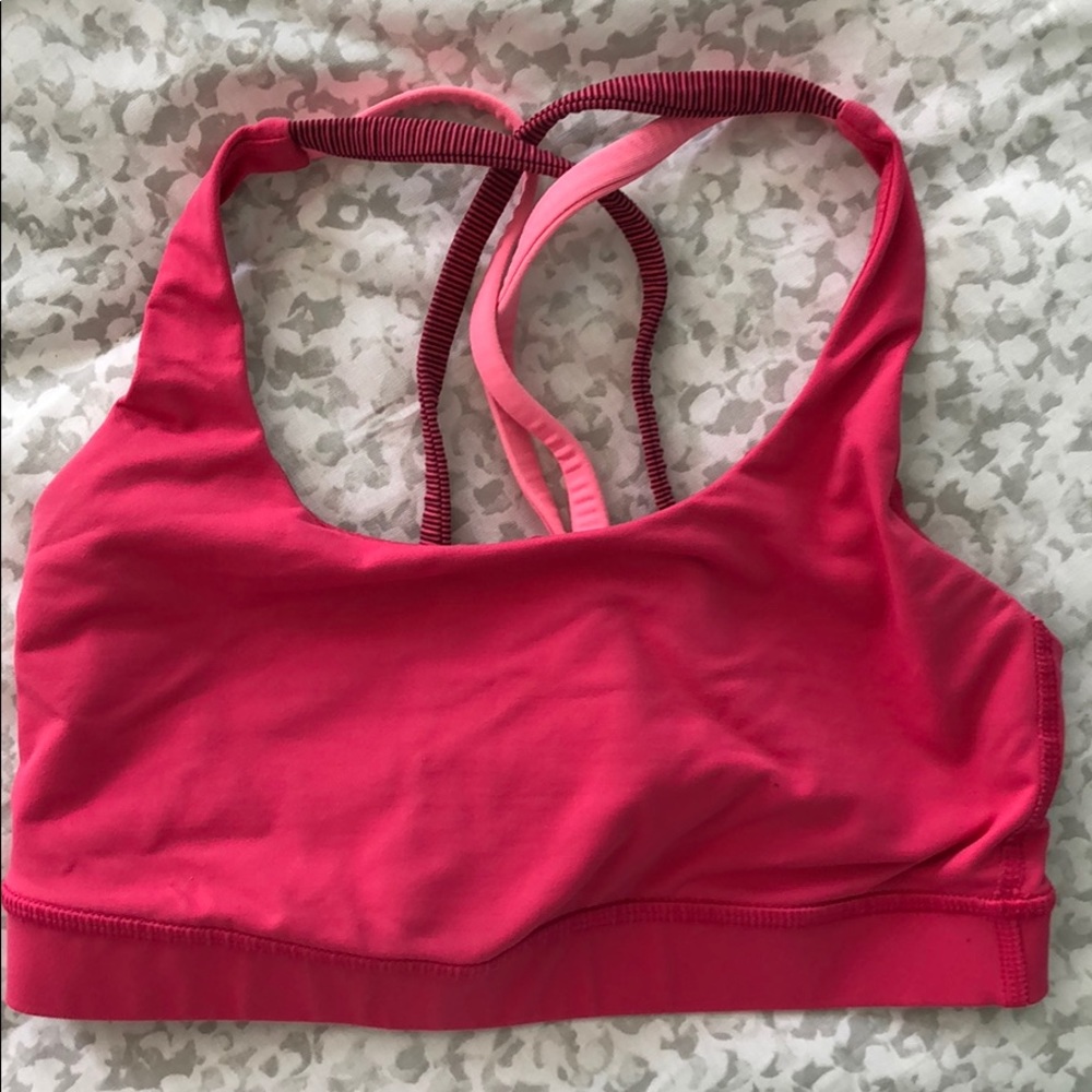 Pink Lululemon Bra